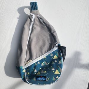 Kavu Paxton Rope Sling Crossbody Bag Pack Retired "Night Range" Pattern